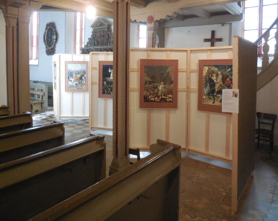 Die Ausstellung in der Kirche